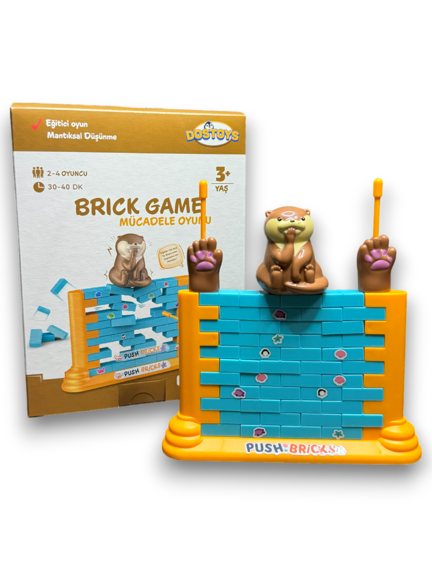 Duvar Denge Oyunu -brick Game- Kutu Masa Oyuncakları, Eğitici Aile Içi Eğlenceli Aktivite Oyunu