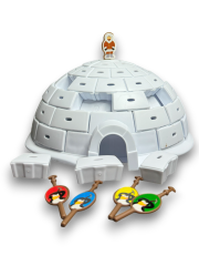 Igloo Move Game! Hamle Oyunu, Kutu Masa Oyuncakları Eğitici Aile Içi Eğlenceli Aktivite Oyunu