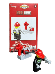 6'LI İTFAİYE MODÜLER YAPI SETİ FİRE HERE